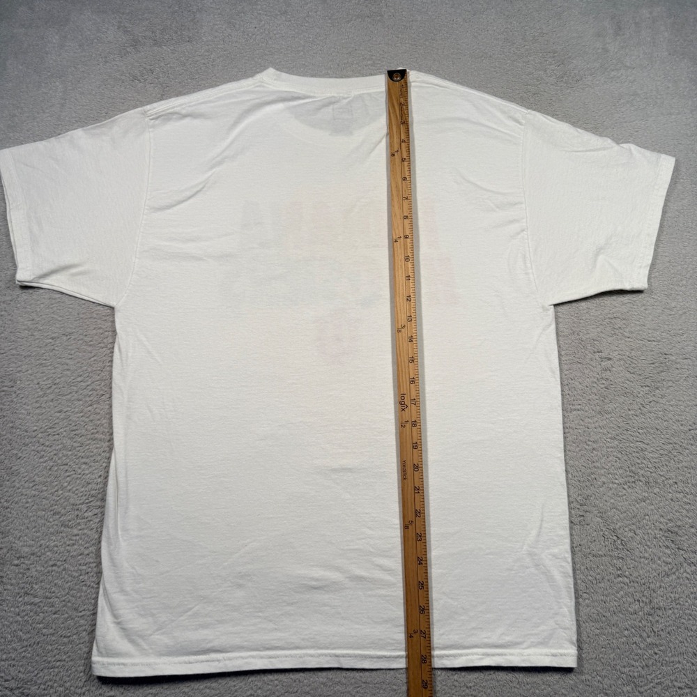 ProEdge Indiana Hoosiers T-Shirt Mens Large White Graphic IU Logo NCAA Cotton - Picture 5 of 6